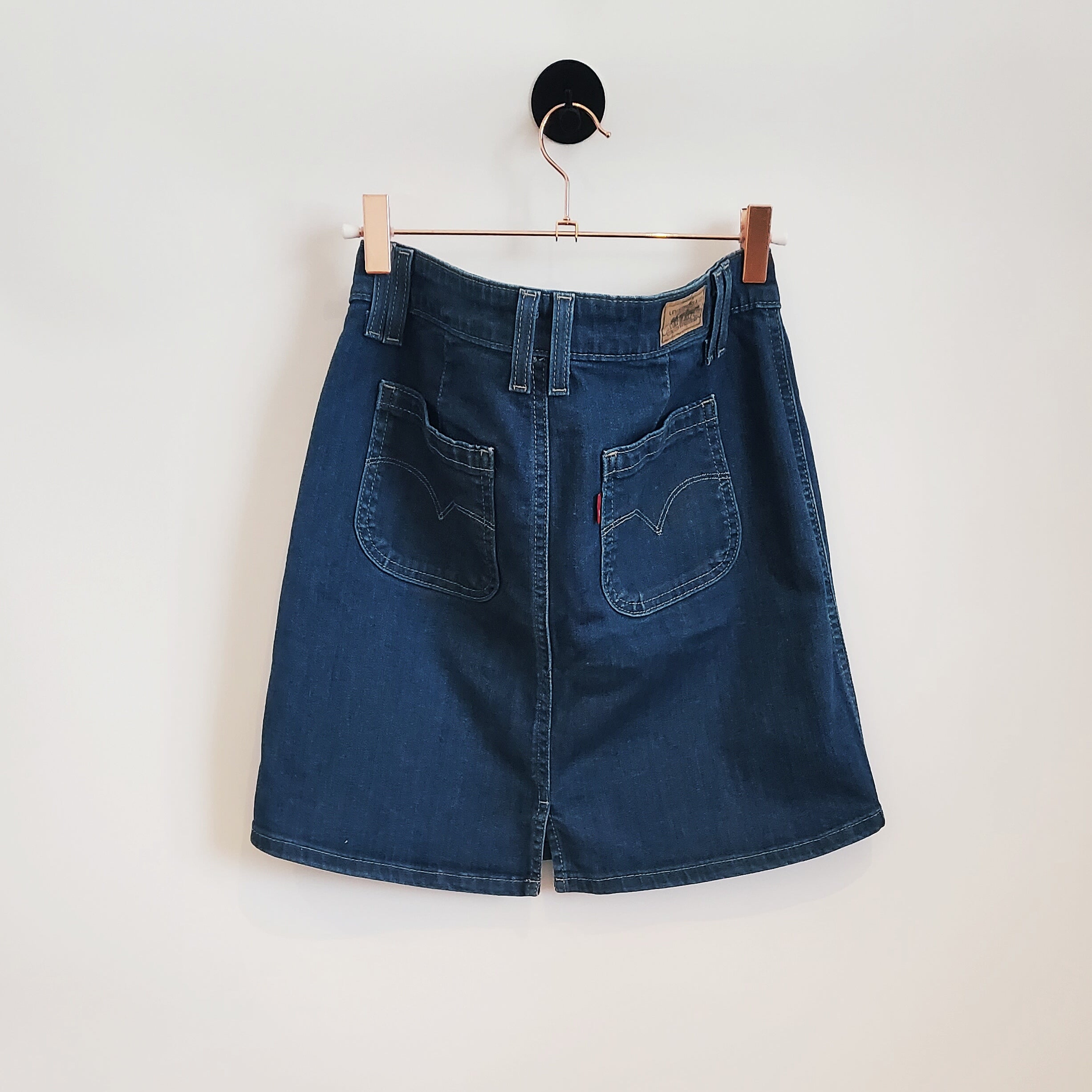 Levis redone hotsell denim skirt