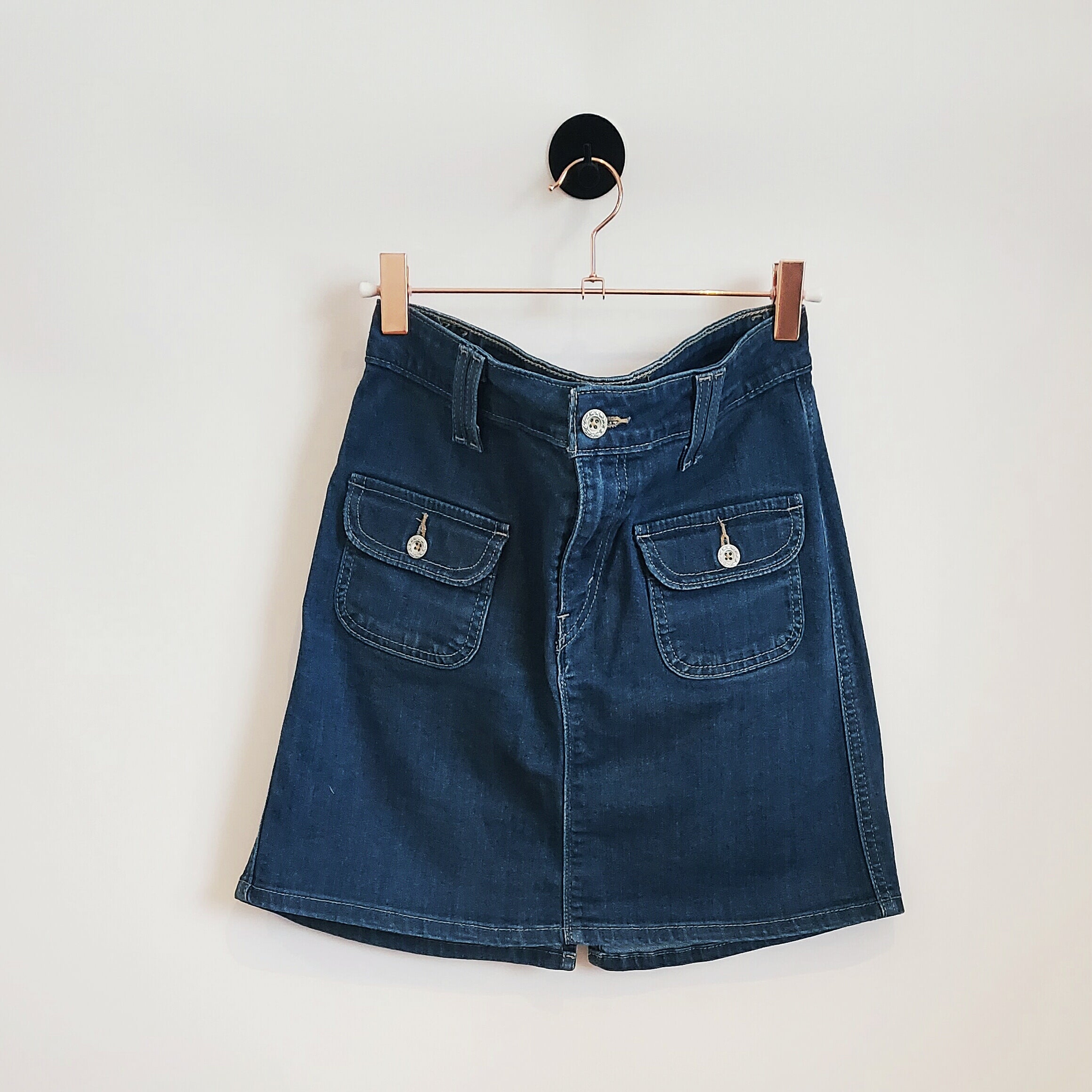 Size 10 best sale denim skirt