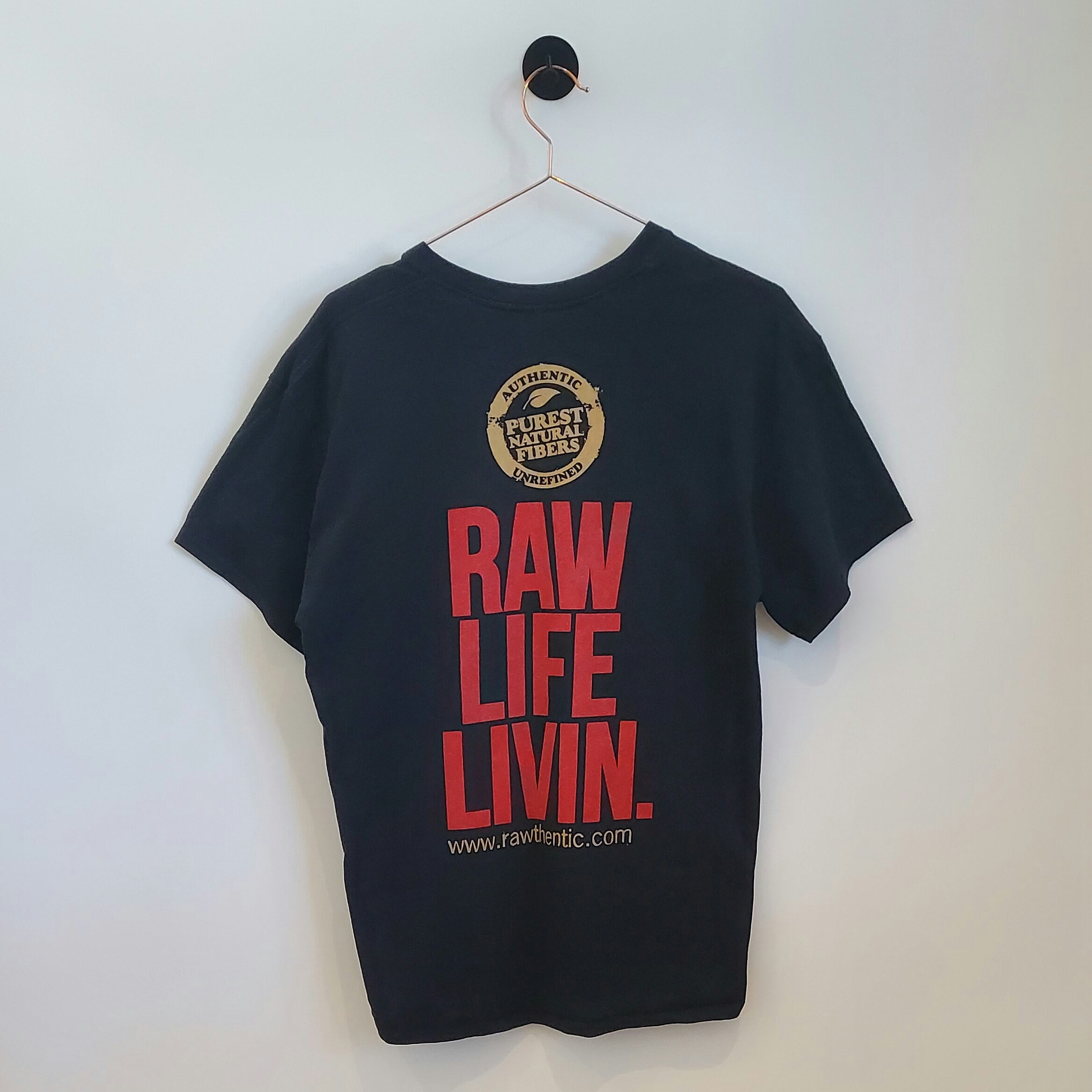 Retro RAW Rolling Papers Graphic T-Shirt - Size M – Vintage Recovery