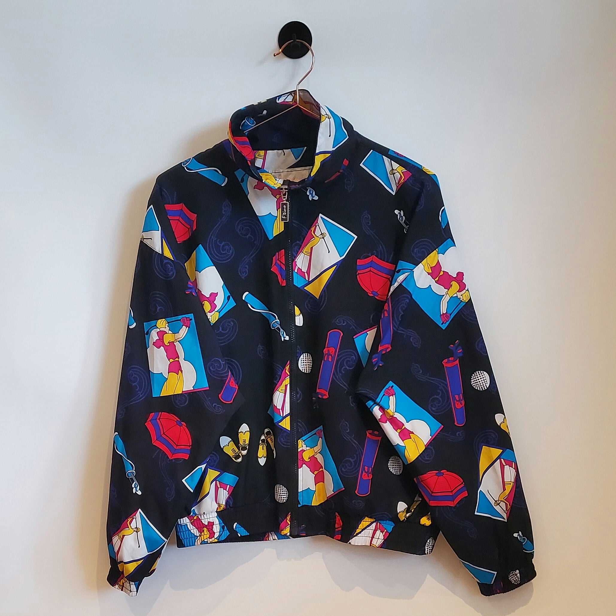 80s best sale style windbreaker