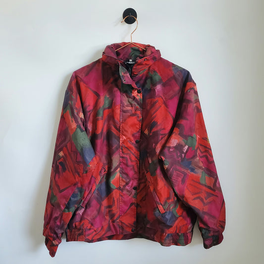 Vintage 90s Funky Pattern Festival Jacket | Size L