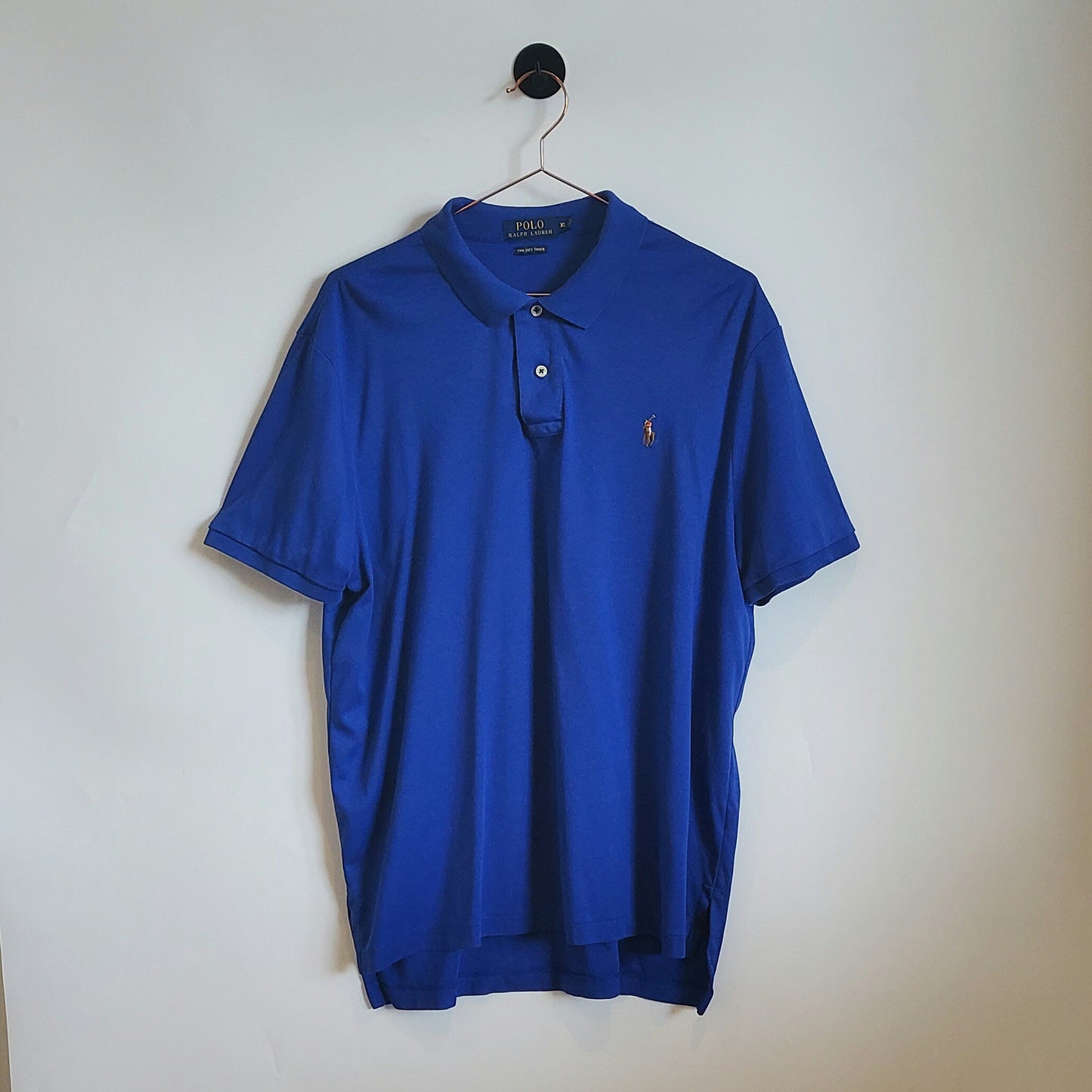 Vintage 90s Ralph Lauren Striped Polo Shirt | Size XL