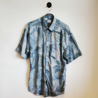 Vintage 90s Funky Pattern Festival Shirt | Size M