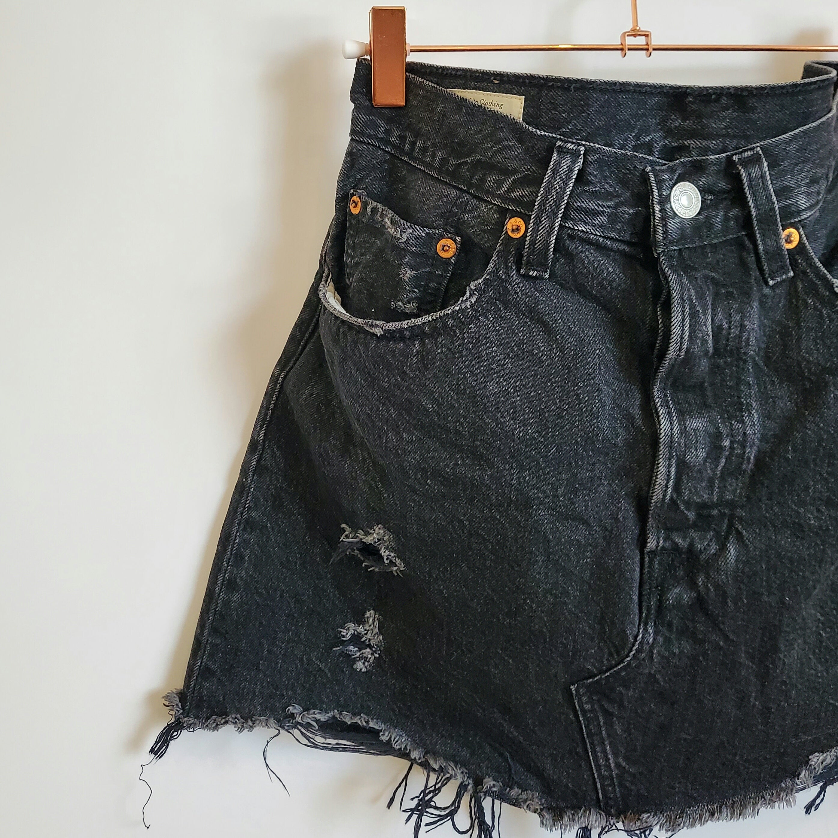 Levi's deconstructed skirt gimme danger hotsell