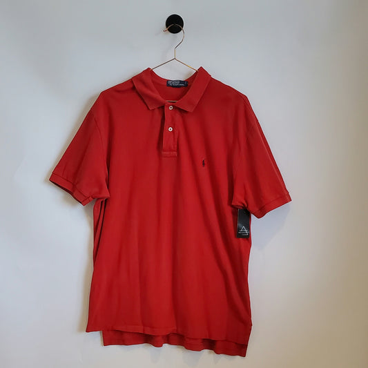 Vintage 90s Ralph Lauren Polo Shirt | Size XL