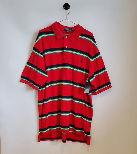 Men's Vintage Ralph Lauren Polo Shirt | Size XXL