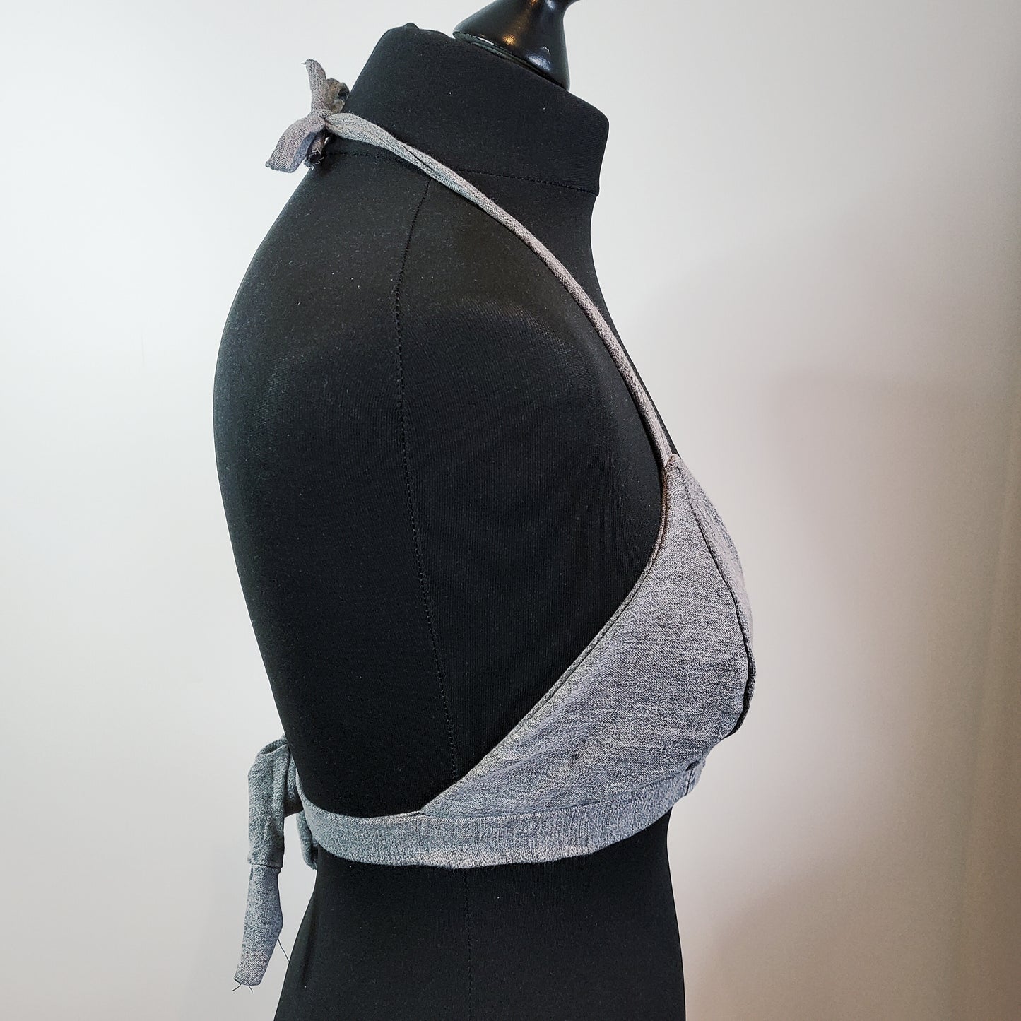 Vintage Recovery Reworked Denim Bralette Size 8 to 12